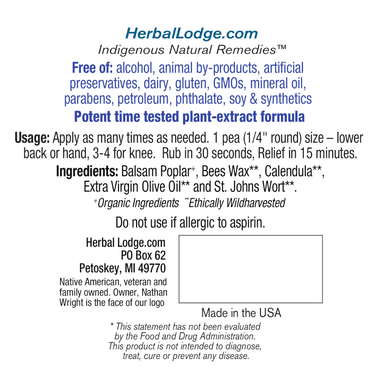 Minagin - Natural Pain Relief Topical Salve / Ointment
